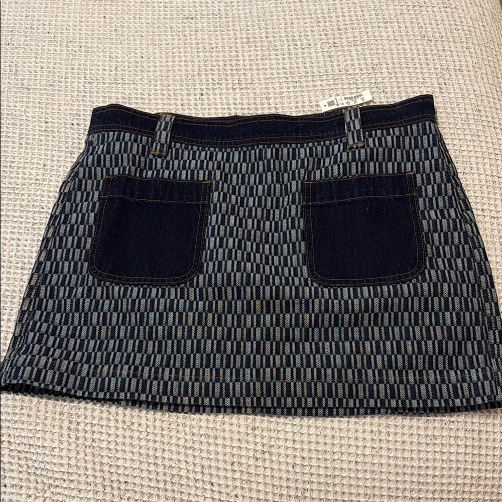 Madewell Denim Mini Skirt Genova Wash